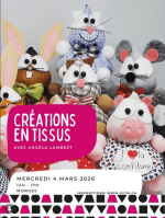 Cours sur tissus, Morges 2026.